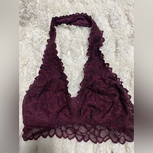 👑VS PINK Lace Bralette Halter Top